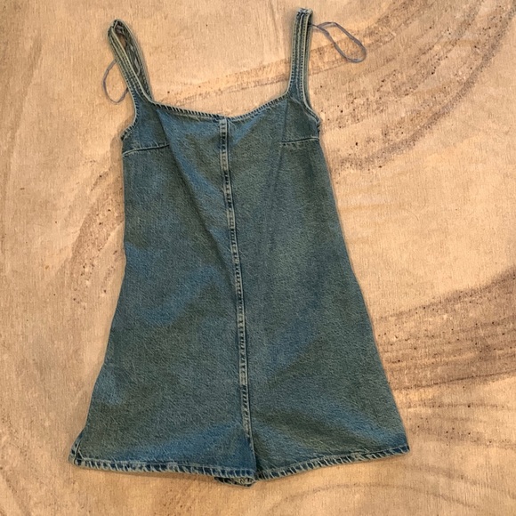 Zara denim romper size xs - Picture 1 of 4